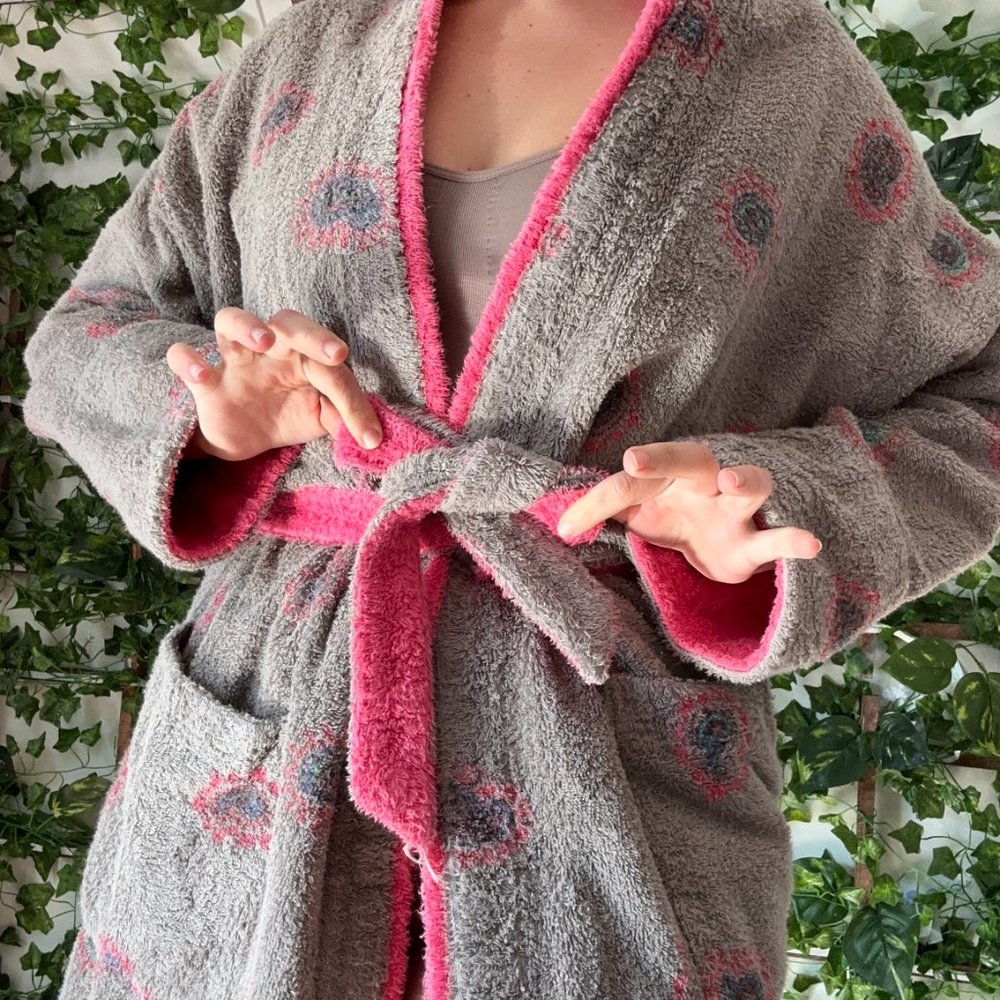 Vintage Victoria Secret Gold Label 100% Cotton Robe.